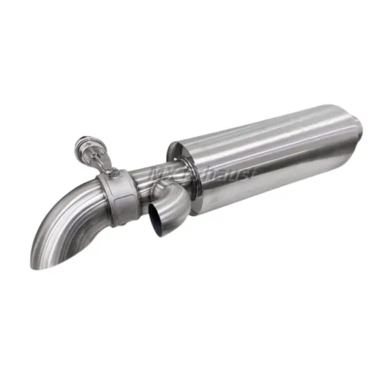 High Performance 3.5inchi Exhaust Valve Cutout Valvetronic Muffler in Stainless Steel SS304